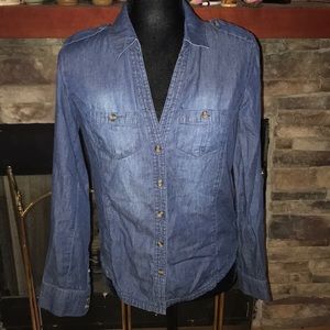Blue jean button down
